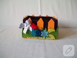 Keçe peçetelik – Fulya