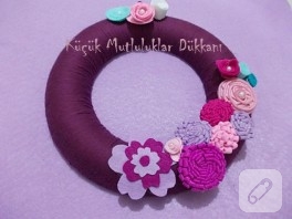 Mor-pembe kapı süsü