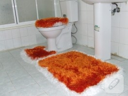 Sakallı ipten banyo takımı