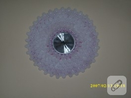 Plastik kaşıktan saat yaptım