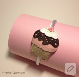 Fıstıklı cupcake taç