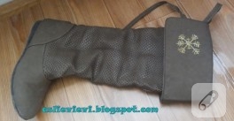 Diy: çizme üzerine kar tanesi çalışma