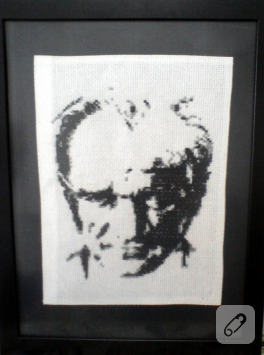 Etamin Atatürk portresi
