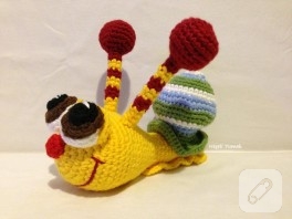 Amigurumi sevimli salyangozum