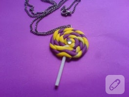 Lolipop kolye (fimo)
