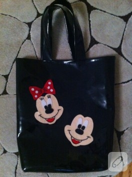 Mickey ve Minnie’li çanta yapılışı