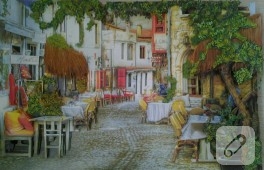 Kağıt rölyef “Alaçatı”