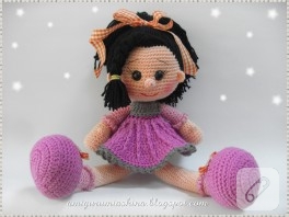 Amigurumi şeker kızım-Ecem bebek