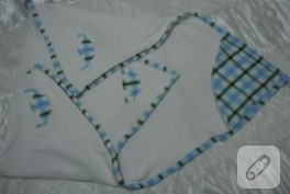 Erkek bebek havlusu (havlu kenarı)