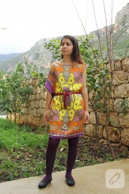 Ornitorenk Handmade’den kaftan elbise