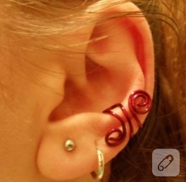 Ear cuff – kulak kelepçesi yapımı