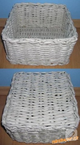Diy; hasır görünümlü sepet