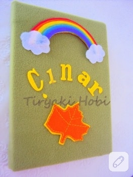 Keçe bebek anı defteri – Çınar
