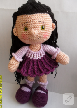 Amigurumi esmer bebeğim