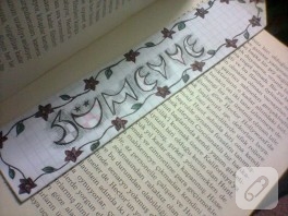 Kitap ayracı yapımı