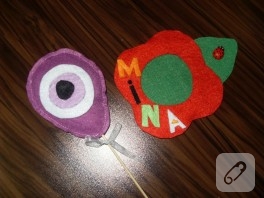Keçe saksı süsü ve magnet