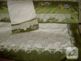 Kanaviçe pike takımı