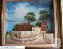 Ahşap rölyef tablo örneği