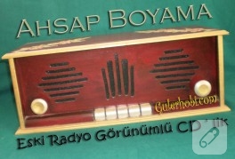 Eski radyo görünümlü CD’lik