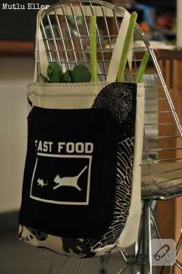 Eski t-shirt, yeni çanta