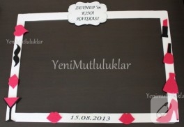 Fotoğraf çerçevesi, keçe