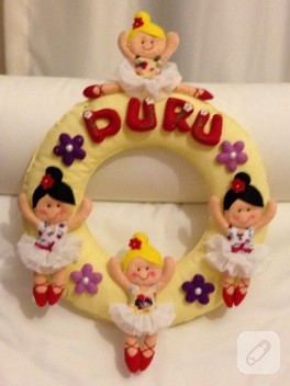 Balerinli kapı süsü