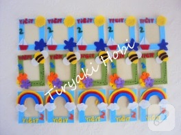 Keçe çerçeve magnet – Yiğit