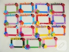 Keçe çerçeve magnet – Nehir