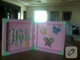 İlk quilling denemem