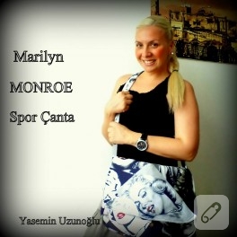 Marilyn Monroe spor çanta