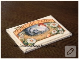 Ahşap boyama pano – hamur kabartma