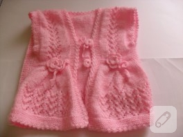 Pembe bebek yeleği
