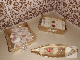 Ahşap banyo aksesuarları
