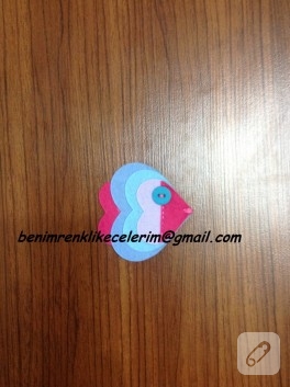 Keçe magnet balıklarım