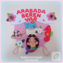 Arabada bebek var süsü – keçe