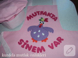 Kokoş tavuk mutfak önlüğü