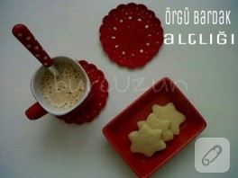 Örgü bardak altlığı