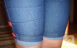 Skinny jean’den şort