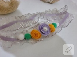 Keçe bebek bandanası