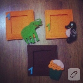 Keçeden çerçeve magnetler
