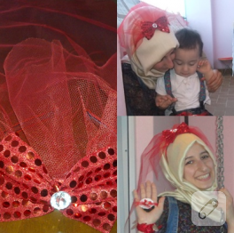 Mezuniyet kınamız için hazırladığım kına tacı