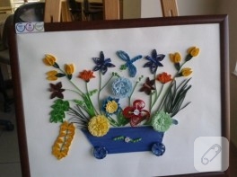 Quilling tablolarımıza devam…