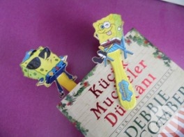 Sünger Bob kitap ayracı
