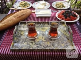 Gönül Adamı dekupajlı tepsi