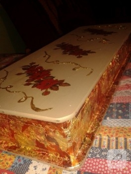 İlk pul varak çalışmam – kutu süsleme