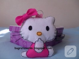 Hello Kitty keçe oyuncak