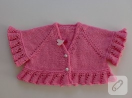 Kokoş kızlara örgü bolero