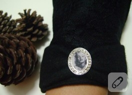 Marilyn Monroe aksesuarlı siyah eldiven