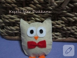 Dolgulu, erkek bebek şekeri – baykuş