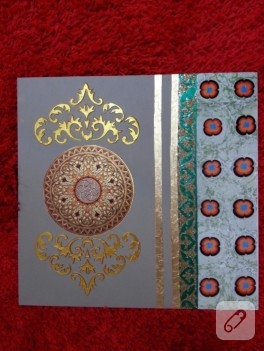 Ahşap boyama tablo çalışması